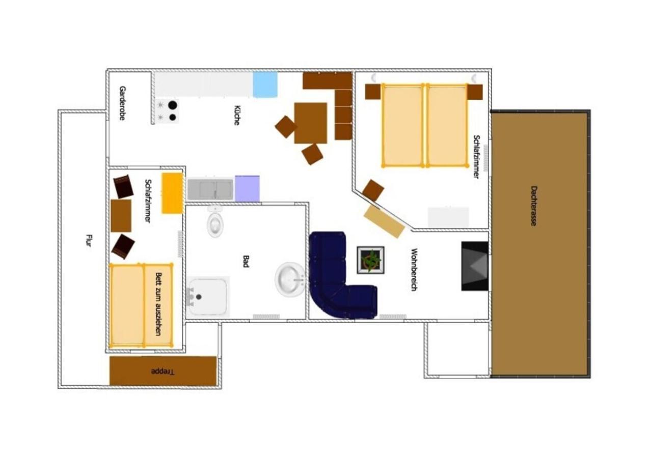 Ferienwohnung-Ihle 奥尔贝尔恩豪 外观 照片
